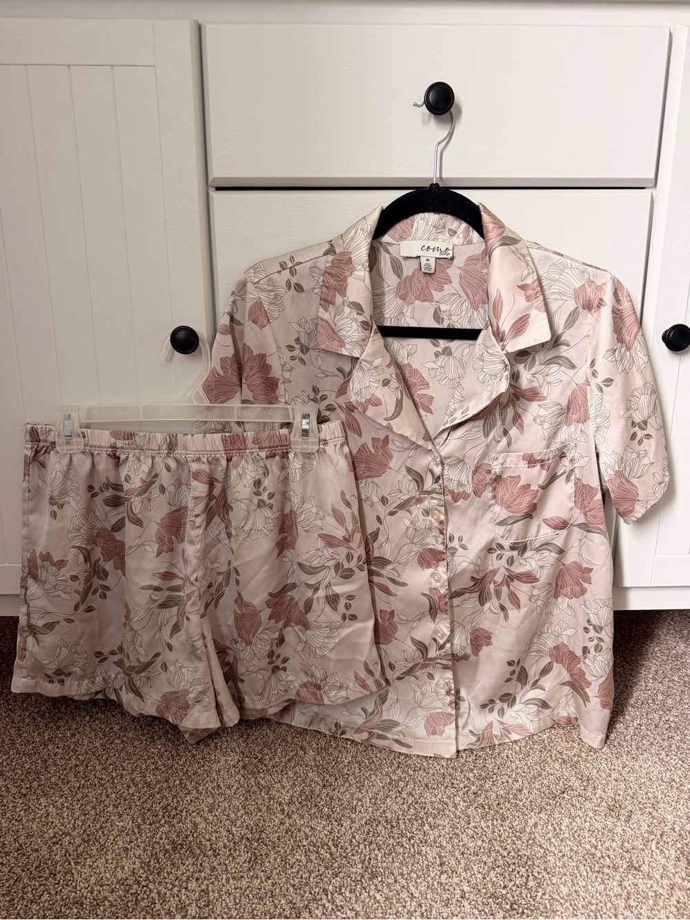 Cozy Floral Short Pajama Set